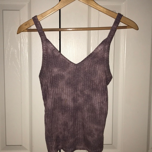 AE purple tye-dye tank top - Picture 1 of 3